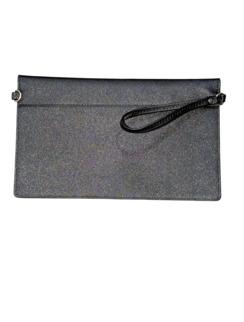 Black Envelope Wristlet Clutch New In Package